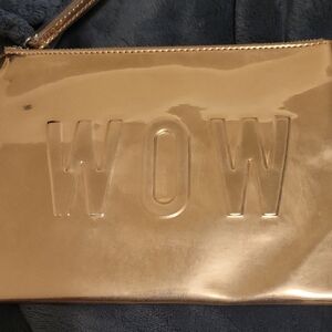 WOW Gold Clutch Bag Never Used In Bag